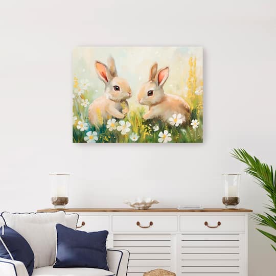 Lumaprints Spring Flower Fields Canvas Giclée Art